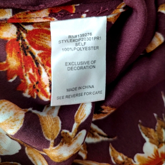 Daniel Rainn Women's Short Sleeve Brown Top Size PS - Picture 6 of 7